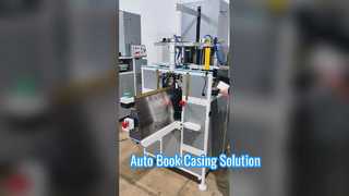 HXCIM Semi auto cover casing pada mesin cover post press casing peralatan