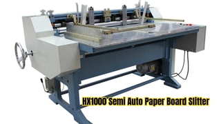 Slitter Papan Kertas Semi Otomatis HX1000