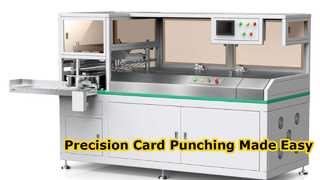 Mesin Punching Semi Otomatis Kartu Plastik Kertas Semi Otomatis HX80PKP