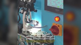 Alur kerja Mesin Penerapan Lingkaran Pena Elastis Semi Otomatis HX20EPL