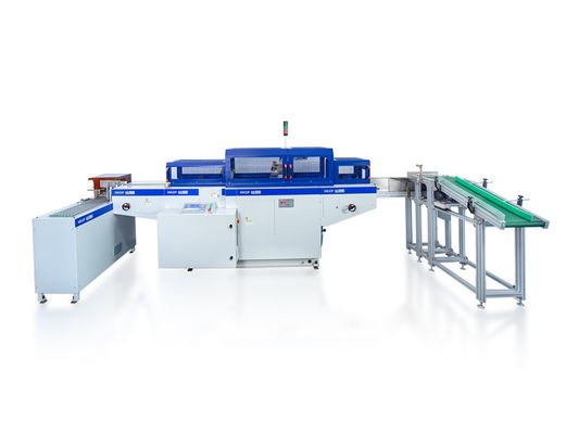 HX2000 Mesin Masukkan Pita Inline Otomatis Dengan Sabuk Untuk Notebook Diary Ribbon Ribbon Bookmark Fixing Machine