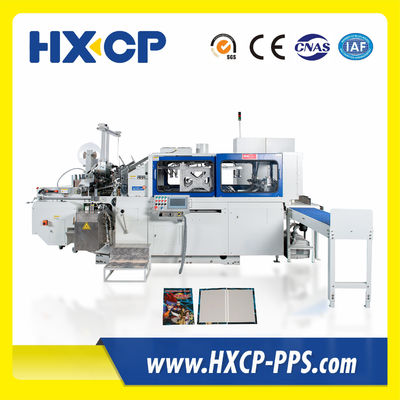 650L/min 6bar Persyaratan Udara Dikompres Pembuatan Kasus Hardcover untuk 680×390mm Ukuran Maksimum 1-4mm Ketebalan Strip Center Board