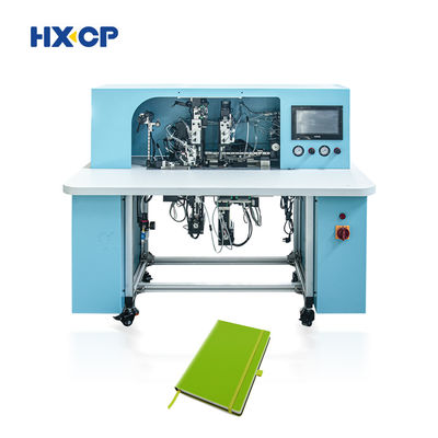 HX18B Semi Auto Notebook Elastic String Applying Band Fixing in Book Cover Mesin softcover notebook softcover