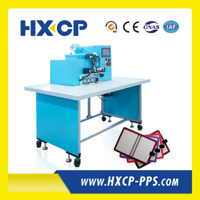 HX20EPL Semi Auto Elastic Pen Loop Aplikasi Mesin untuk notebook dan produksi buku harian di dengan Elastic Band Placemen