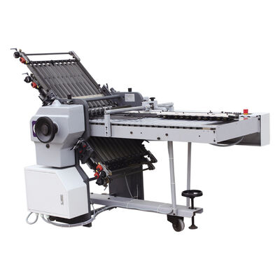 Mobile Unit Lipat Kedua 4 6 Piring Buckle Sudut Kanan Lipat Silang Kompleks Roll Akordion Folder