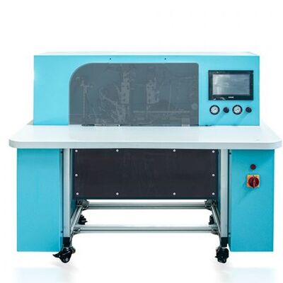 HX18B Semi Auto Notebook Elastic Band Fixing Machine Dirancang untuk Fast and Elastic Band Fixing pada Hardcover dan Softcover Notebook
