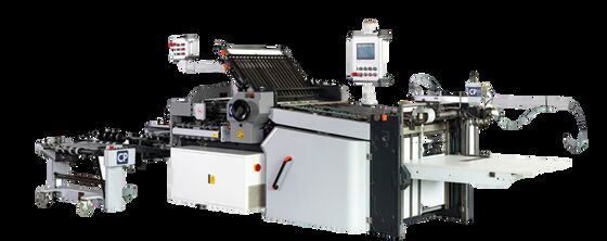 CP80/4KLL Flat Pile Combination Folding Machine Scratch Proof Buckle Electric Folding Knife (Mesin Lipat Kombinasi dengan Tumpukan Datar)