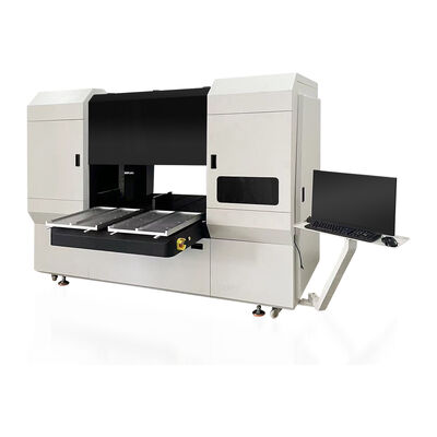 HXEP400 Micro Piezo Nozzle Edge Printer 4-8 Warna, 2 Stasiun Kerja, Non-Stop Inkjet untuk Edge Hardcover