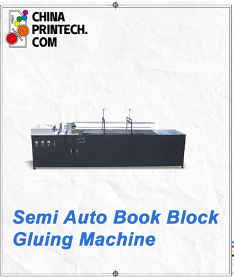 Semi Auto Book Block Gluing Machine Untuk Buku Jahit Menggunakan Lem Dingin,Mencet Book Block Menggunakan Lem Dingin Secara Merata,Meningkatkan Efisiensi Menghemat Tenaga Kerja
