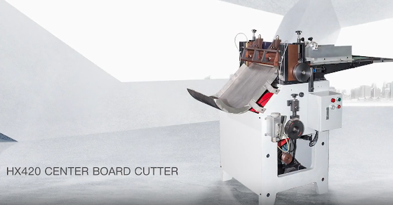 HX420 Center Board Cutter Operasi sederhana tepi trim halus presisi tinggi efisiensi tinggi
