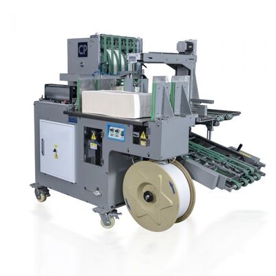HX500 Vertical Stacker Dan Bundling Pengiriman Pencetak Dan Bundel Tanda Tangan
