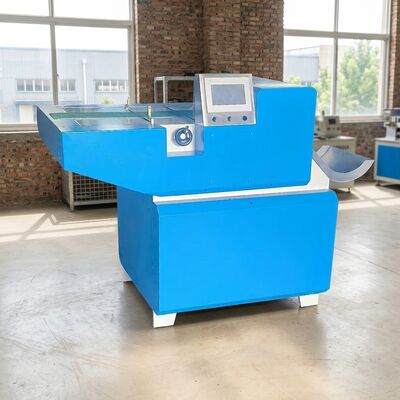 HX450D Digital Center Board Cutter PLC Touchscreen Servo Driven Untuk Memotong Strip Buku Hardcover