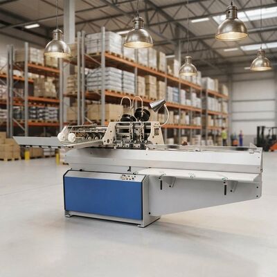 HX450S Semi Otomatis Saddle Stitcher Majalah Gambar Ikatan Kontinyu Non Stop Operasi