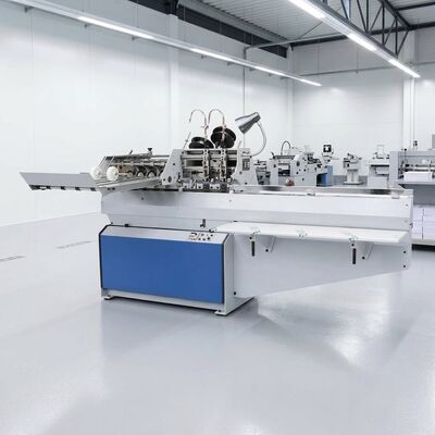 HX450S Semi Otomatis Saddle Stitcher Kecepatan disesuaikan Auto Signature Feed Collection