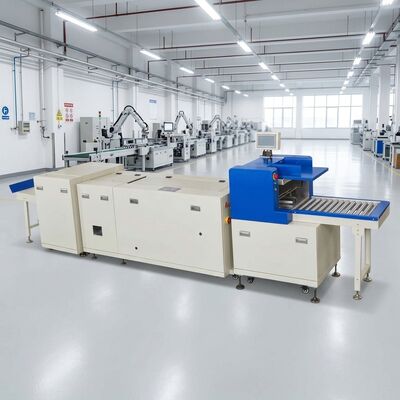 HX480P Otomatis Saddle Stitcher Trimmer Tutup Feed Flat Press 4000 BPH