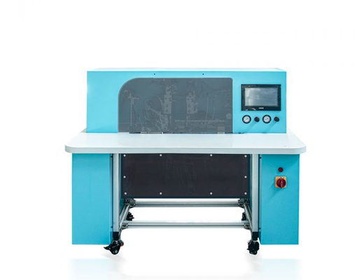HX18B Semi Auto Notebook Elastic Band Fixing Machine untuk mengikat notebook hardcover dan softcover dengan pengaturan yang dapat disesuaikan