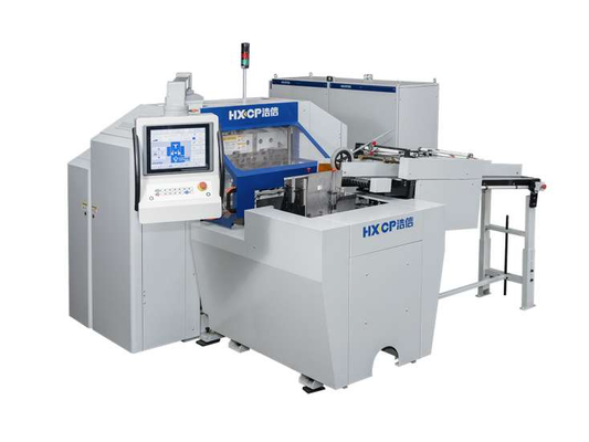HX150DH High Speed Three Knife Trimmer dengan Stream Feeding untuk Buku Perfect Bound