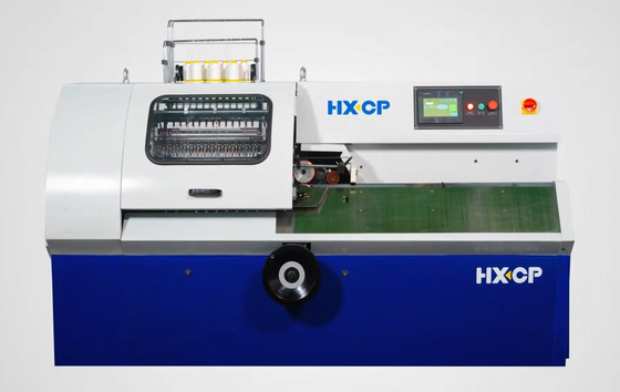Mesin Jahit Buku Benang Semi Otomatis HX460D 14 Jarum untuk Jahit Tanda Tangan
